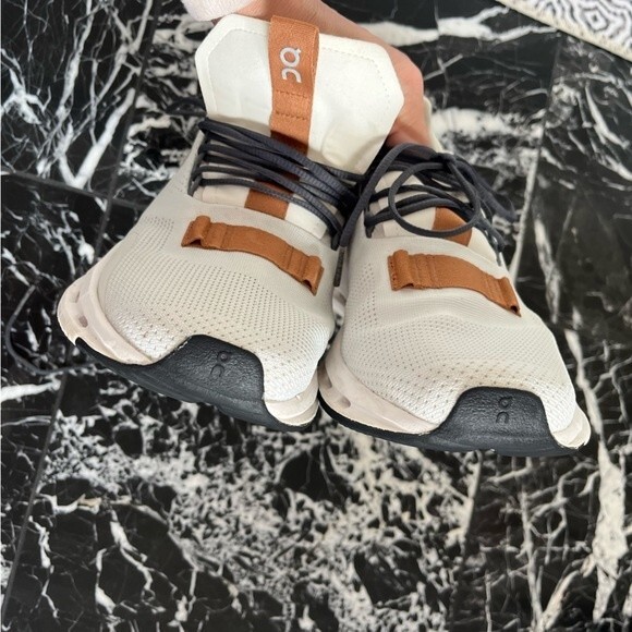 ON Running Couldnova Sneakers in White Pearl  7 - Picture 8 of 16